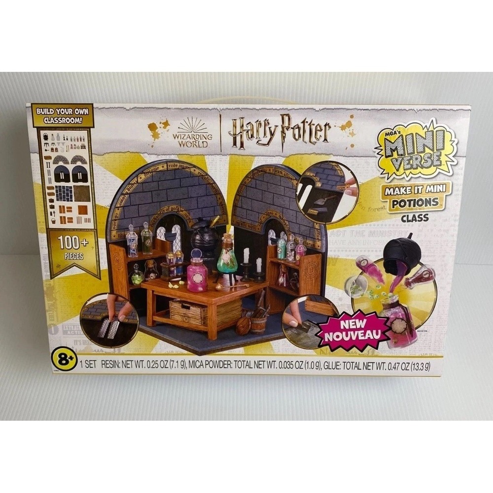 Harry Potter Wizarding World Mini Verse Make It Mini Potions Class Set NEW